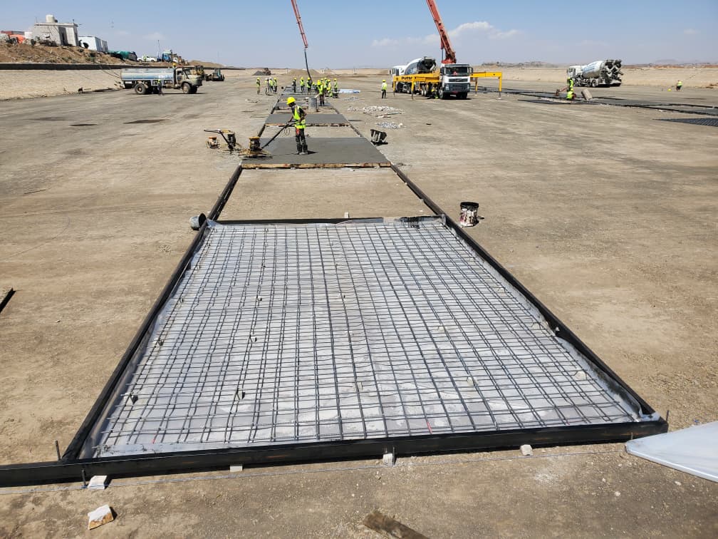 Construction joint details and preparation for concrete pouring